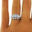 The Dreema Ring, smalltop view on a hand