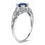 The Danyelle Ring, smalltop view on a hand