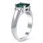 Geometric Emerald Three Stone Ring, smallview