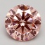3.01 Ct. Fancy Intense Pink Round Lab Grown Diamond