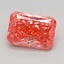 1.38 Ct. Fancy Vivid Pink Radiant Lab Grown Diamond