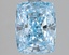 2.09 Ct. Fancy Vivid Blue Cushion Lab Grown Diamond