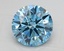 2.72 Ct. Fancy Vivid Blue Round Lab Grown Diamond