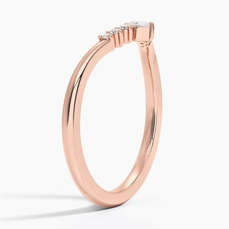 Petite Lunette Contour Diamond Ring (1/10 ct. tw.)