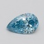 0.50 Ct. Fancy Intense Blue Pear Lab Grown Diamond
