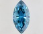 10.71 Ct. Fancy Vivid Blue Marquise Lab Grown Diamond