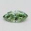 1.04 Ct. Fancy Vivid Green Marquise Lab Grown Diamond