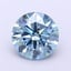 1.82 Ct. Fancy Vivid  Blue Round Lab Grown Diamond