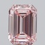 4.05 Ct. Fancy Intense  Pink Emerald Lab Grown Diamond