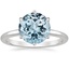 18K White Gold Esme 1.8mm Ring, smalltop view