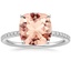 18K White Gold Ballad Half Coverage Diamond Ring (1/8 ct. tw.), smalltop view