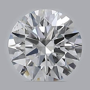 Round diamond — real photo