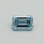 0.30 Ct. Fancy Intense Blue Emerald Lab Grown Diamond