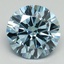 3.04 Ct. Fancy Vivid Blue Round Lab Grown Diamond