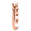 The Pisa Ring, smalltop view on a hand
