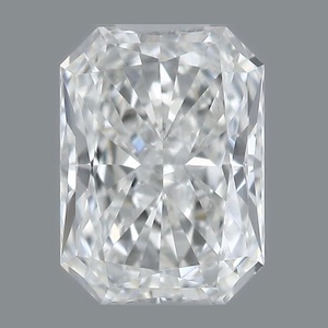 Radiant diamond — real photo
