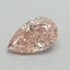 0.60 Ct. Fancy Intense Pink Pear Lab Grown Diamond