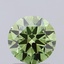 1.34 Ct. Fancy Vivid Green Round Lab Grown Diamond