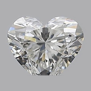 Heart diamond — real photo