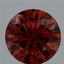 3.21 Ct. Fancy Orangy Brown Round Lab Grown Diamond