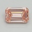 1.53 Ct. Fancy Intense Pink Emerald Lab Grown Diamond