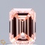 1.12 Ct. Fancy Intense  Pink Emerald Lab Grown Diamond