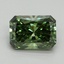 2.02 Ct. Fancy Vivid Green Radiant Lab Grown Diamond