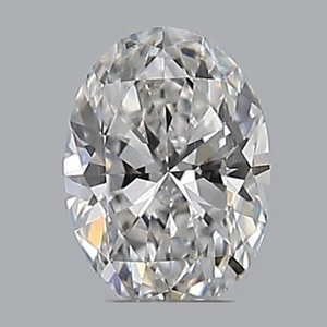 Oval diamond — real photo