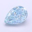 1.76 Ct. Fancy Vivid Blue Pear Lab Grown Diamond