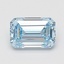 1.60 Ct. Fancy Intense Blue Emerald Lab Grown Diamond