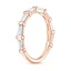 14K Rose Gold Memoir Baguette Diamond Ring (3/4 ct. tw.), smallside view