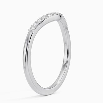 Petite Curved Diamond Ring (1/10 ct. tw.)