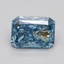 1.59 Ct. Fancy Vivid Blue Radiant Lab Grown Diamond
