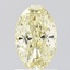 1.09 Ct. Fancy Yellow Oval Lab Grown Diamond