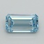 2.14 Ct. Fancy Intense Blue Emerald Lab Grown Diamond