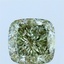 2.02 Ct. Fancy Green Cushion Lab Grown Diamond
