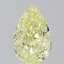 1.01 Ct. Fancy  Yellow Pear Diamond