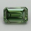 2.51 Ct. Fancy Vivid Green Emerald Lab Grown Diamond