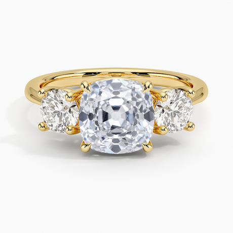 Three Stone Diamond Engagement Ring