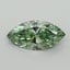1.51 Ct. Fancy Vivid Pacific Green Marquise Lab Grown Diamond