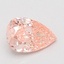 1.01 Ct. Fancy Vivid Pink Pear Lab Grown Diamond
