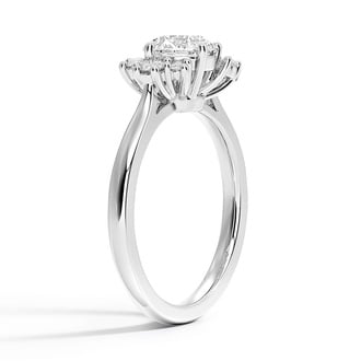 Custom Asymmetrical Diamond Ring