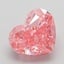 2.02 Ct. Fancy Vivid Pink Heart Lab Grown Diamond
