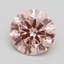 2.22 Ct. Fancy Intense Pink Round Lab Grown Diamond