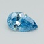 0.40 Ct. Fancy Vivid Blue Pear Lab Grown Diamond