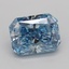 3.38 Ct. Fancy Vivid Blue Radiant Lab Grown Diamond