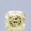 2.71 Ct. Fancy Intense Yellow Cushion Lab Grown Diamond
