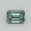 3.18 Ct. Fancy Vivid Green Emerald Lab Grown Diamond