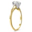 The Alouette Ring, smalltop view on a hand