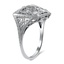 The Junita Ring, smalltop view on a hand